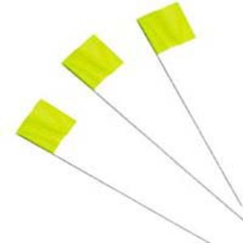 Strait-Line 64102 Stake Flags, 100 Pack, Glo Lime