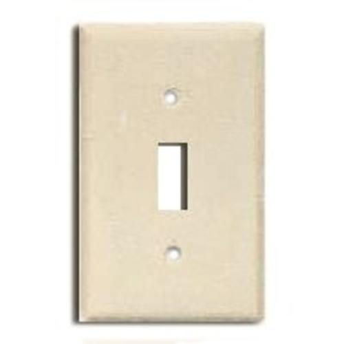 Cooper Wiring 2134A-BOX Single Switch Plate, Almond