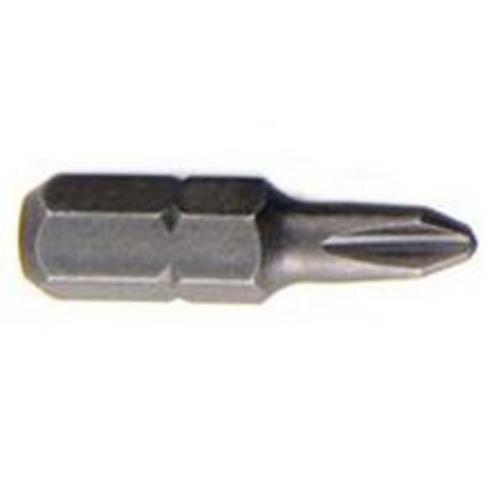 Vulcan 309291OR Drywall Philips Insert Bit, Hex Shank, Chrome, #2, 1"