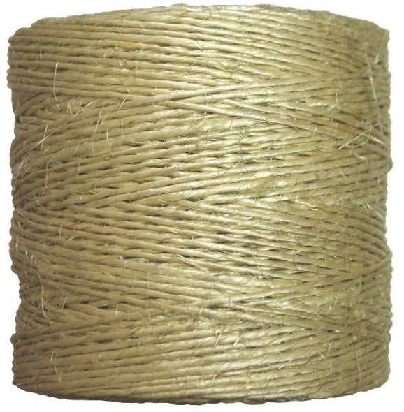 Ben-Mor 60513 Twisted Sisal Twine To Tie, 1 Strand, 600', Natural