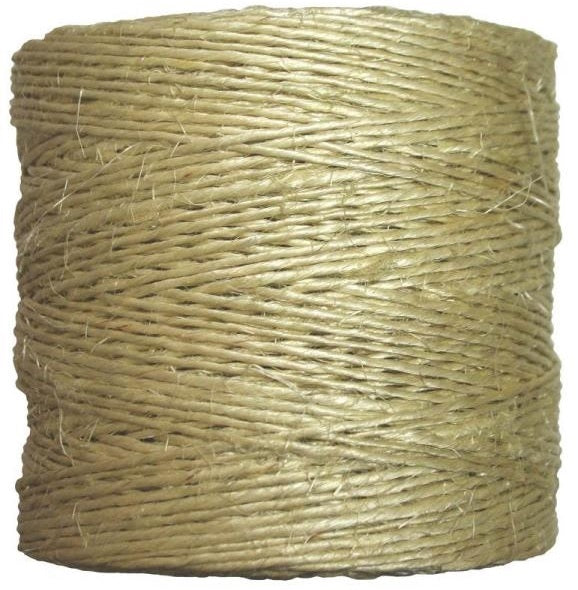 Ben-Mor 60513 Twisted Sisal Twine To Tie, 1 Strand, 600&#039;, Natural