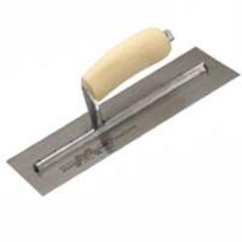Marshalltown MXS57 Finishing Trowels 14"x3", With Curved Wood Handle