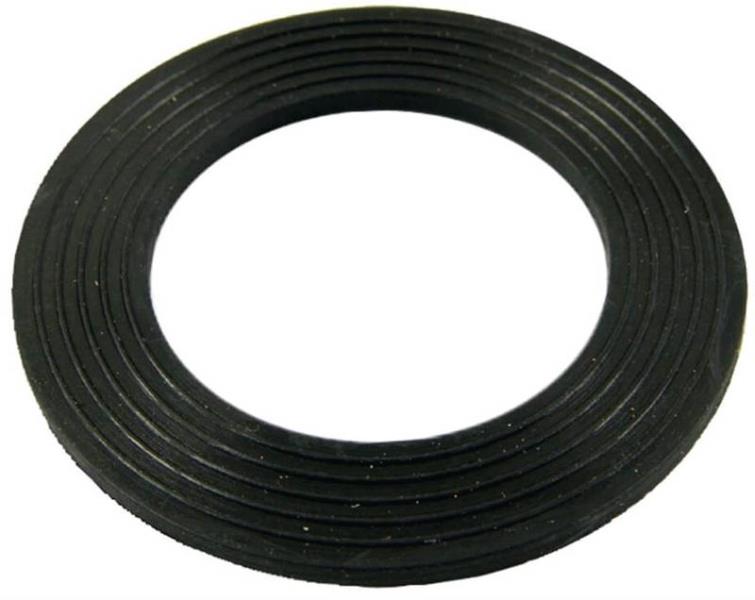 Danco 88348 Flat Bath Shoe Gasket, Black,  2-5/8" OD x 1-11/16" ID