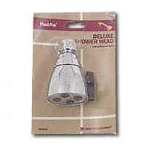 Plumb Pak PP825-2 Brass Water Saver Showerhead, Chrome-Plated