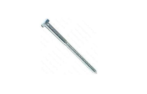 Midwest Products 01293 Hex Lag Screw, Steel, Zinc