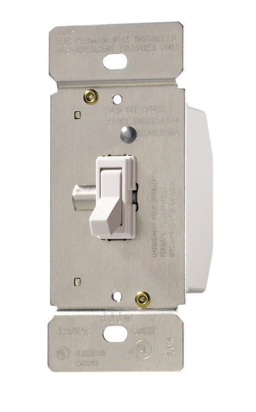 Cooper Wiring TI061-W-K Incandescent Toggle Dimmer, White