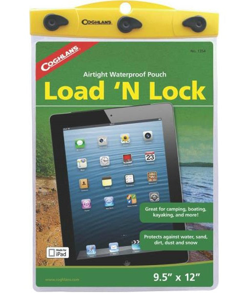 Coghlan's 1354 Load'N Lock Airtight Waterproof iPad Pouch, 9.5" x 12"