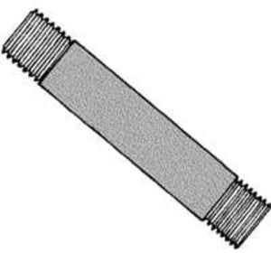 Worldwide Sourcing BN1/2X18-S Pipe Nipple, 1/2" X 18", Steel