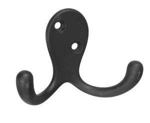 Stanley S806-539 3" Oil Rubbed Bronze V8007 3 Double Prong, Robe Hook