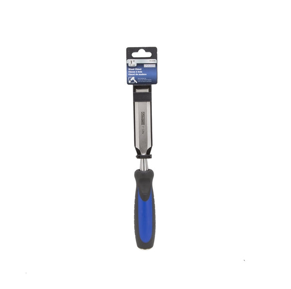 Vulcan JL-CH4 Wood Chisel With Cushioned Handle, Vanadium Steel, Chrome