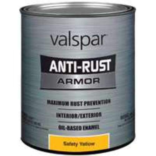 Valspar 044.0021845.005 Anti-Rust Armor Oil-Based Enamel, Safety Yellow