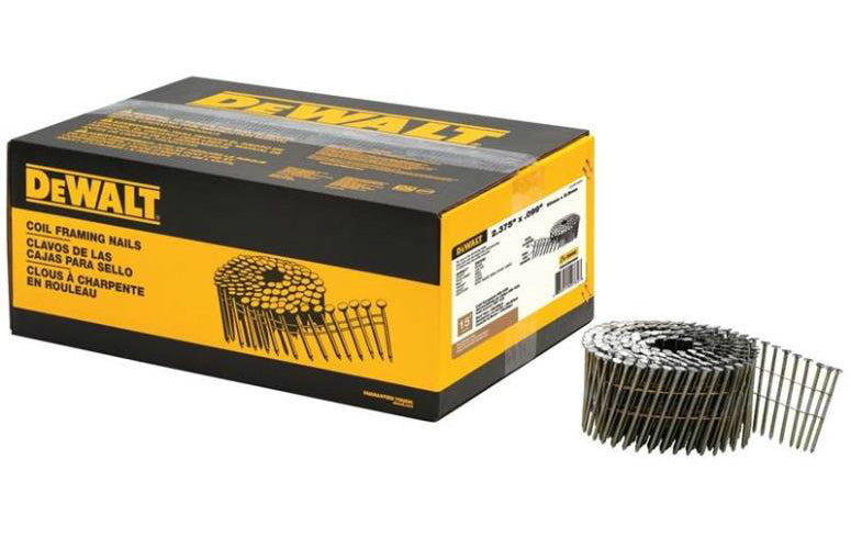 DeWalt DWC8R99BD 15-Degree Coil Framing Nails, 2-1/2" x 0.099"