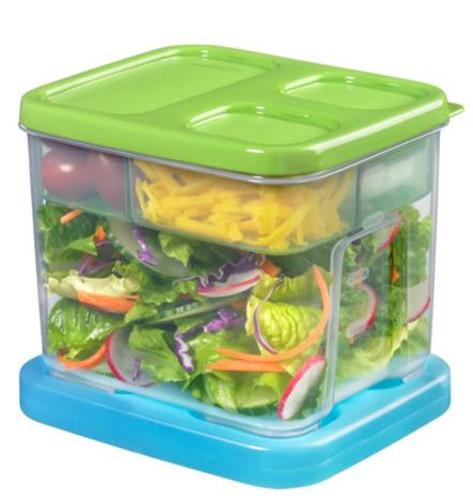Rubbermaid 1806179 Lunch Box Salad Kit