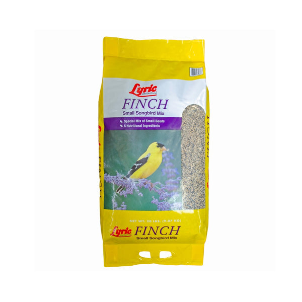 Lyric® 26-47408 Finch Wild Bird Food w/o Fillers, 20 Lbs