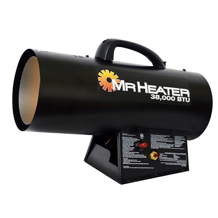 Mr Heater F271350 (MH38QFA) Forced Air Propane Heater, 38,000 BTU