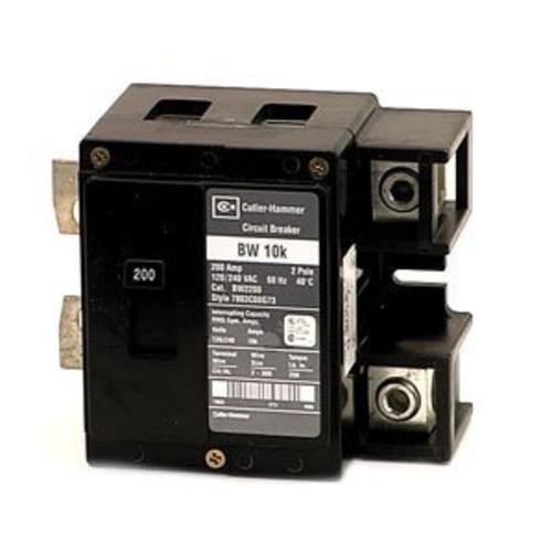 Eaton BW22OO Double Pole Main Circuit Breaker, 200 Amp
