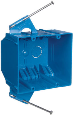 Carlon 2-Gang New Work Switch & Outlet Box 3-3/4" x 4" x 3", 32 CUIN