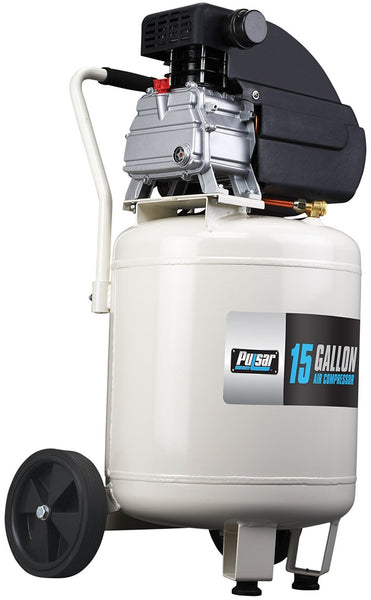 Pulsar PCE6150VK Air Compressor, 15 Gallon