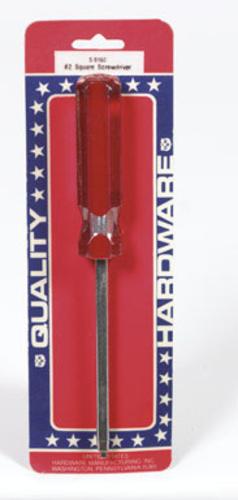 Us Hardware S-916C Square Head Screwdriver, #2