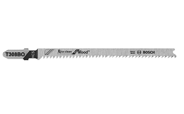 Bosch T308BO Extra Clean for Wood T-Shank Jig Saw Blades