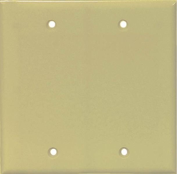 Cooper Wiring PJ23V Blank Box Mount Plate, Ivory Color