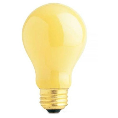 Feit Electric 100A/Y/2 Incandescent Bug Light Bulb, 100 Watts, 130 Volt