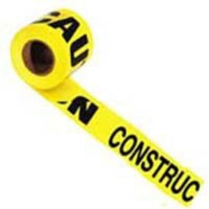 Irwin 66211 Vinyl Caution Tape, 1000' X3", Yellow