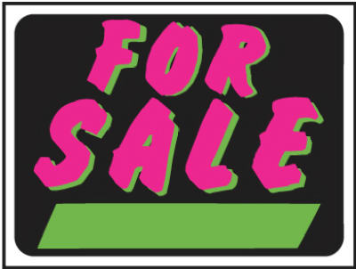 Hy-Ko 3041 For Sale Plastic Sign, 9" x 12"