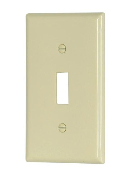 Cooper Wiring 5134LA Standard Size Toggle Wall Plate, Thermoset