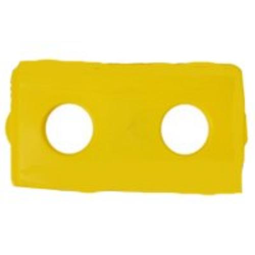Continental Commercial 7316YW Rrecycle Trash Can Lid, Yellow