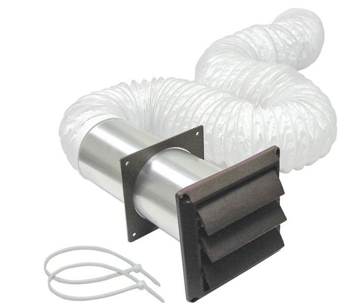 Lambro 266B Louver Vent Kit, 4" x 8'