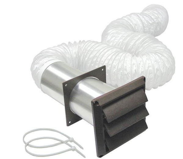 Lambro 266B Louver Vent Kit, 4" x 8'