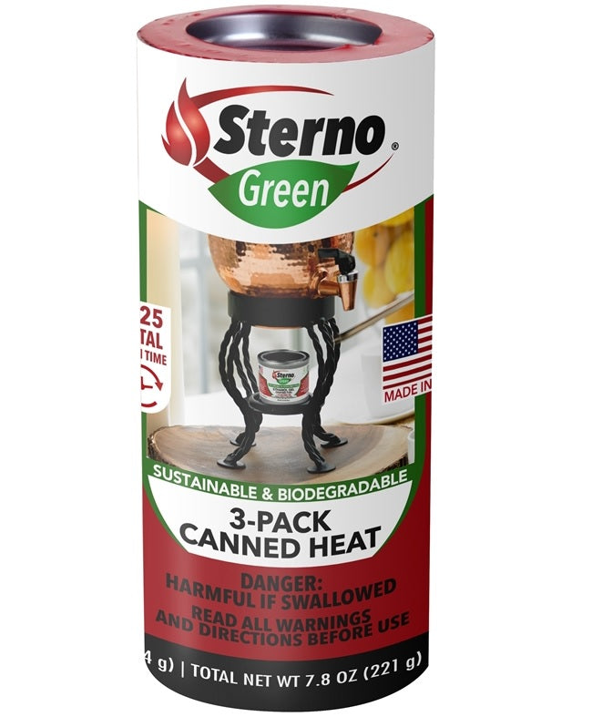 Sterno 20230 Canned Heat Cooking Fuel, 2.6 Oz