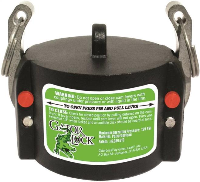 Green Leaf GLP 200 CAP Cam Lever Hose Couplings