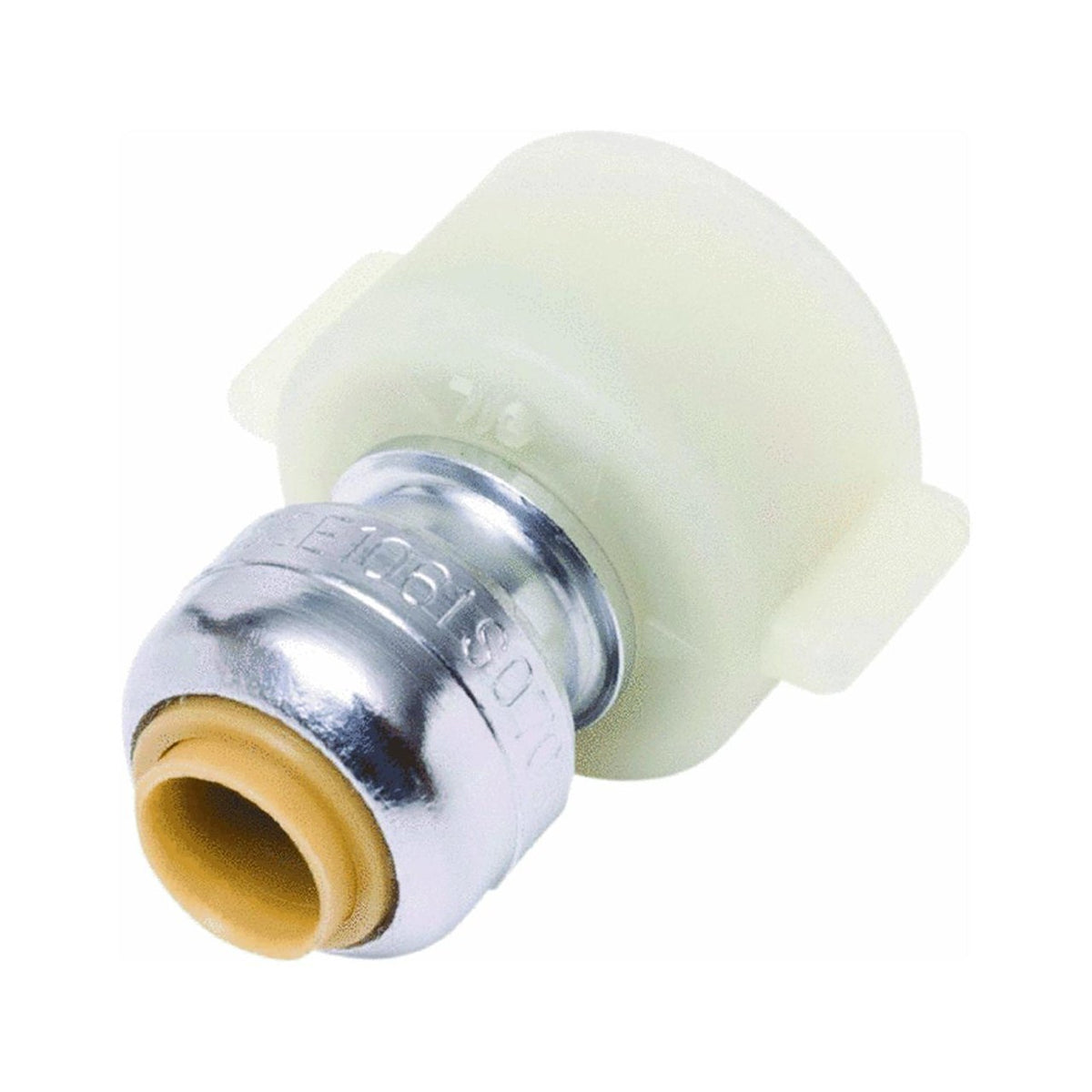 SharkBite U3525A Push Connect Fitting, 1/4"x1/2"