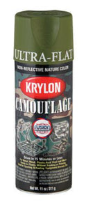 Krylon K04296000 Camouflage With Fusion Technology Spray Paint, 11 Oz