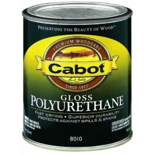 Cabot 144.0008012.005 Interior Oil-Based Polyurethane, 1 Quart, Satin