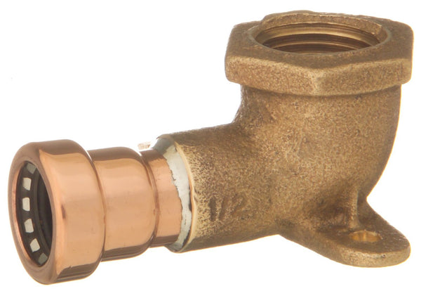 Elkhart 10170835 Copperloc Drop Ear Elbow, 1/2"