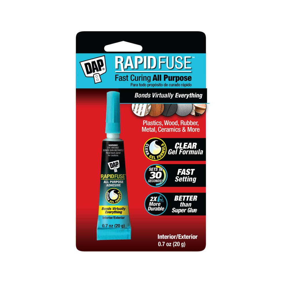 Dap 7079800178 All-Purpose Adhesive, Clear