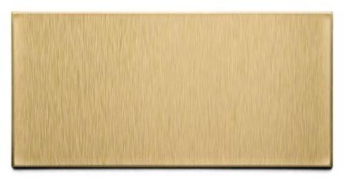 Acoustic Ceiling Products F51-51 Aspect Short Grain Metal Tile, 3" x 6"
