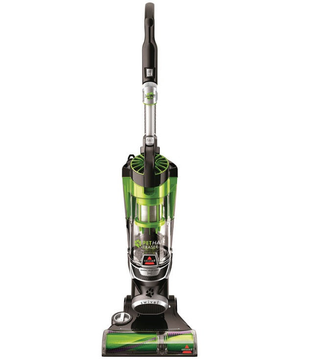 Bissell 1650 Pet Hair Eraser Bagless Upright Vacuum, 8.5 Amps, Green