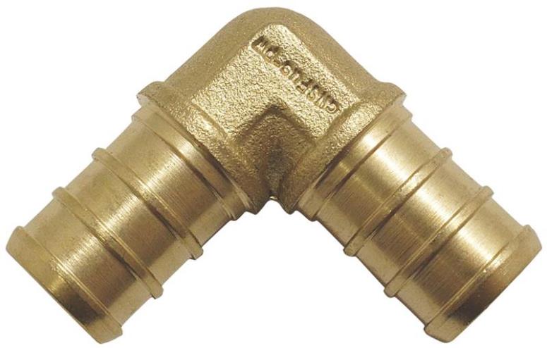 Apollo Valves APXE12 PEX Fitting Brass Elbow, 1/2"