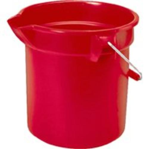 Newell Rubbermaid 296300RED Round Bucket, 10 Qt, Red