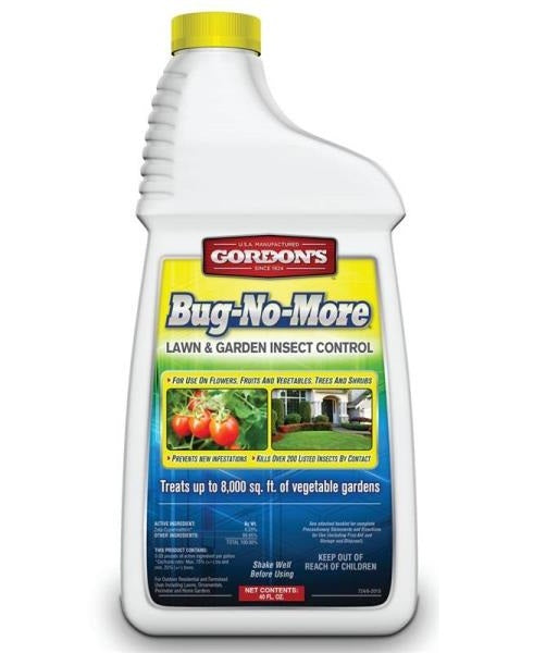 Gordon’s 724220 Bug-No-More Lawn & Garden Insect Control, 40 Oz