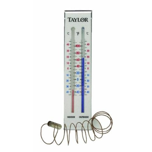 Taylor 5327 Indoor & Outdoor Wall Thermometer, 9" x 2-1/2"