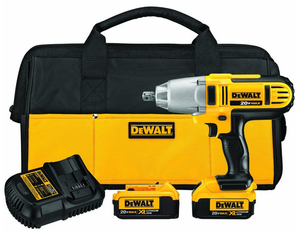 DeWalt DCF889M2 Lithium Ion Cordless Impact Wrench Kit, 20 V