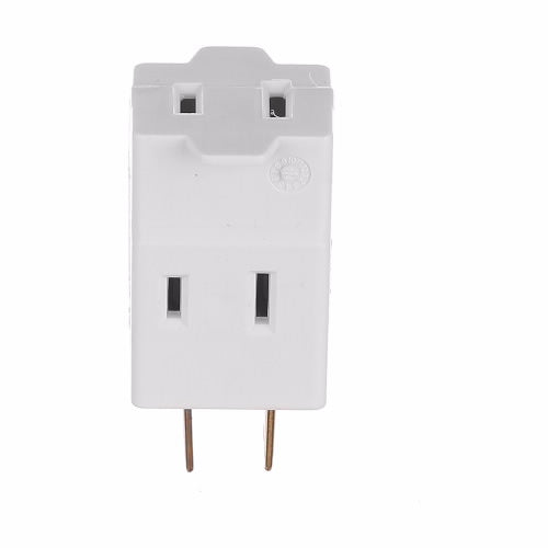 Pass & Seymour 4400WCC10 Vinyl Cube Tap, 15A, 125V, White