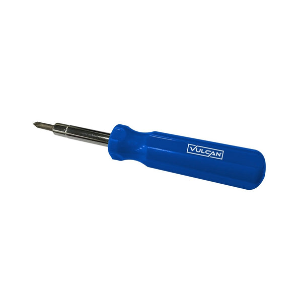 Vulcan CC922 6-In-1 Screwdriver, Plastic, Blue