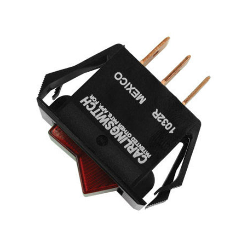 Jandorf 61038 Illuminated Spst Rocker Switch, 10 Amp, 30 Volt