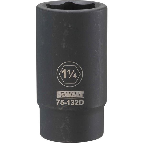 DeWalt DWMT75132OSP SAE Deep Impact Socket, 3/4" Drive, 1-1/4"